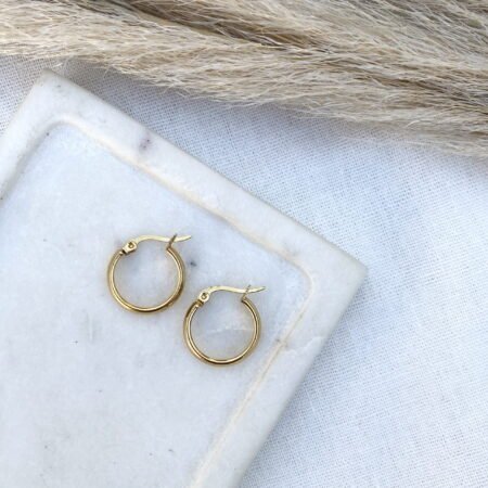 Aros cubanos M gold
