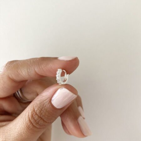 Arito mini cubic 10 mm fino plata 925 (unidad)