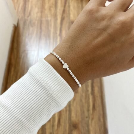 PULSERA CORAZÓN PLATA 925