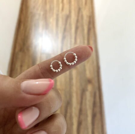 Arito piercing siena plata 925 (unidad)