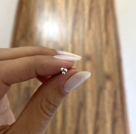 Miniatura tres bolitas Plata 925