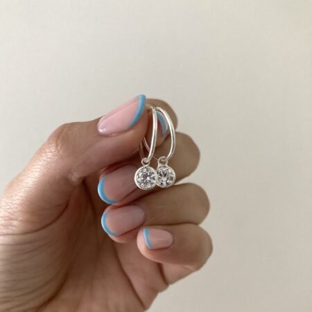Aros punto de luz M Plata 925