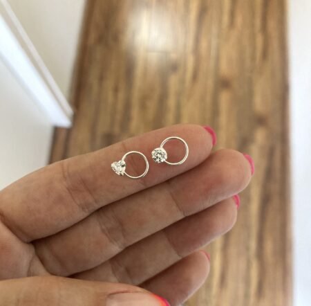 Arito piercing mini plata 925