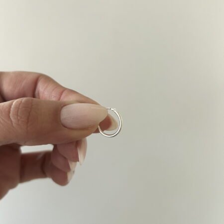 Aro básico 12 mm (unidad) plata 925