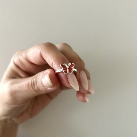 Anillo mariposa plata 925
