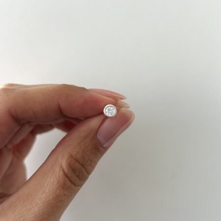 Piercing punto de luz plata 925