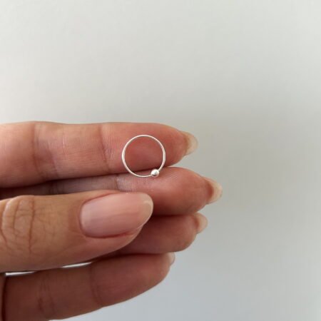 Arito piercing Roma 12 mm plata 925