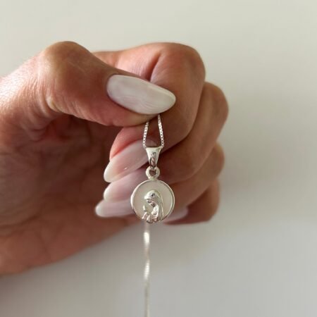 Conjunto virgen niña nácar plata 925