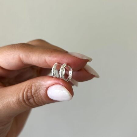 Aritos estrellitas 11 mm plata 925