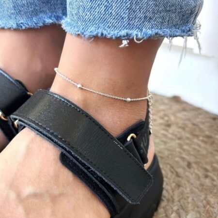 Tobillera Bali plata 925