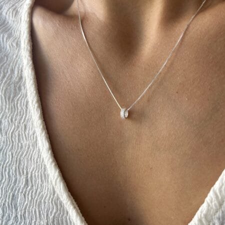 Colgante Donna cubic plata 925