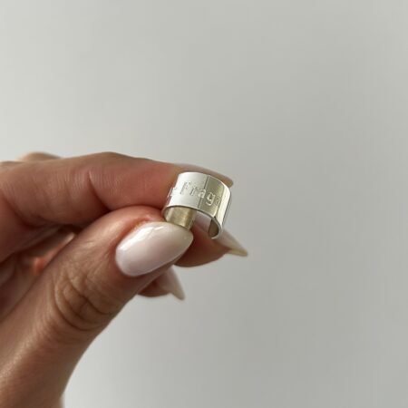 Aplique estetoscopio plata 925