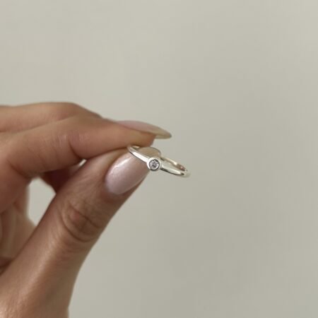 Anillo punto de luz S plata 925