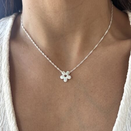 Colgante florci pasante plata 925