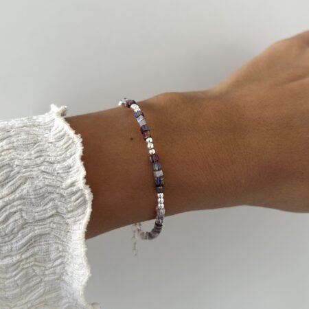Pulsera cristalitos Paris plata 925