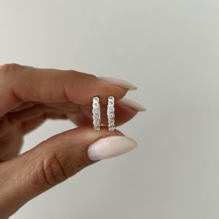 Aros Huggies Barcelona 2.0 plata 925