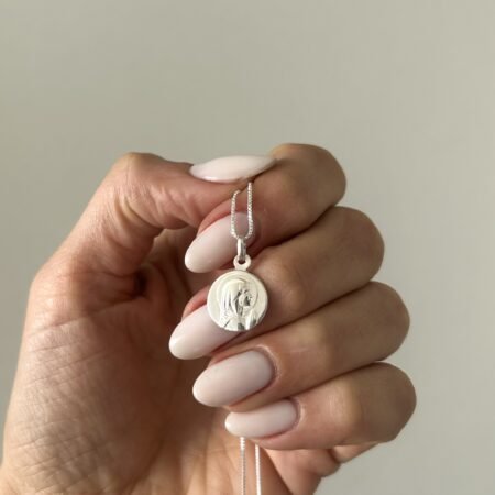 Colgante virgen maría plata 925