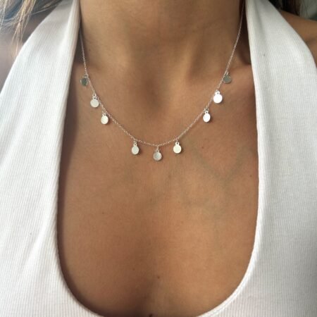 Colgante medallitas Plata 925