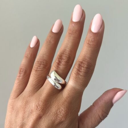 Anillo Gramado Plata 925