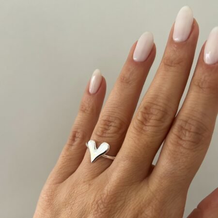 Anillo corazon plata 925