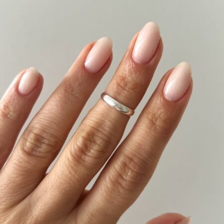 Anillo midi liso plata 925
