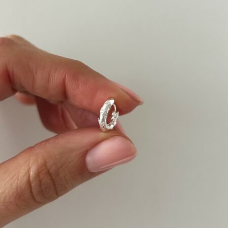 Arito torneado cubic plata 925