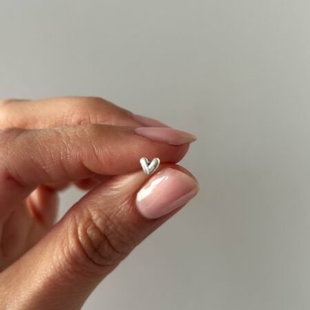 Mini corazón new plata 925