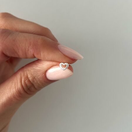 Mini corazon calado plata 925