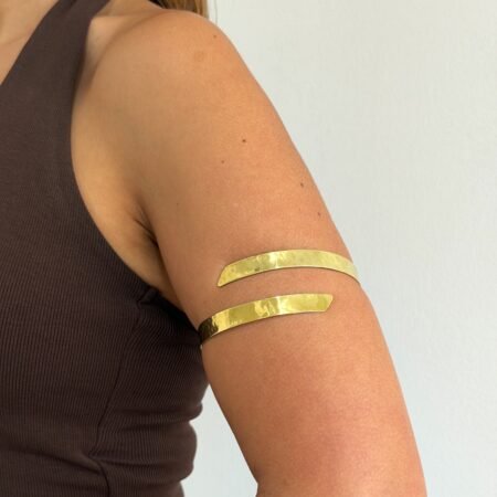 Brazalete brazo texturado bronce
